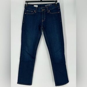 GAP 1969 REAL STRAIGHT DARK BLUE JEANS COMFY STRETCH TRADITIONAL 5‎ POCKET